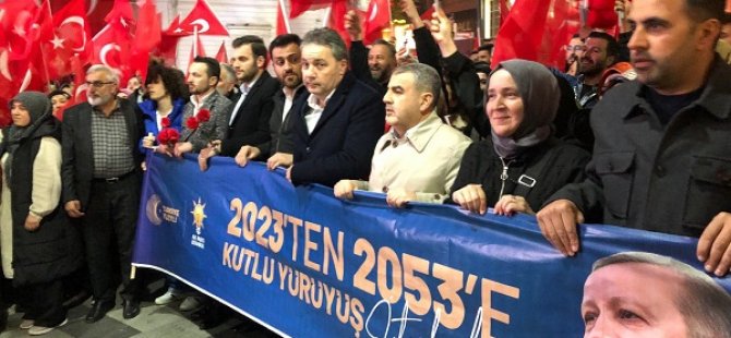 AK PARTİ PENDİK'TEN 2023'TEN 2053'E KUTLU YÜRÜYÜŞ ETKİNLİĞİ