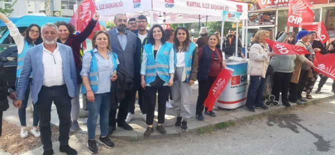 CHP KARTAL TOPSELVİ MAHALLE BİRİMİ  SEÇİM ÇALIŞMALARINI ARALIKSIZ SÜRDÜRÜYOR