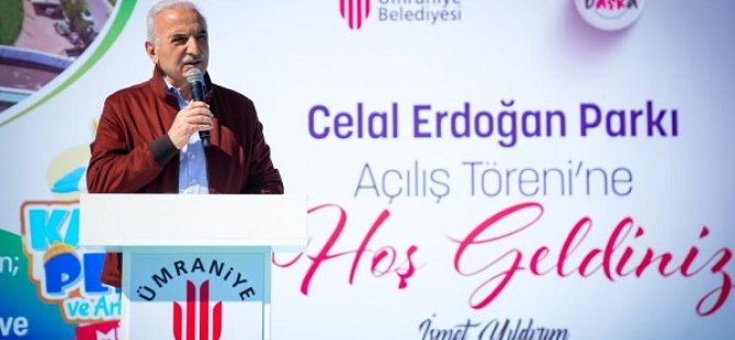 ÜMRANİYE'DE CELAL ERDOĞAN PARKI HİZMETE AÇILDI