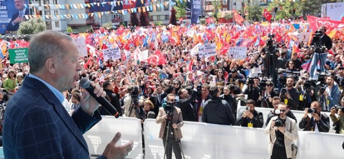 CUMHURBAŞKANI RECEP TAYYİP ERDOĞAN ÜMRANİYE'DE HALKA SESLENDİ