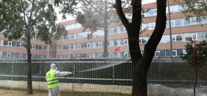 KARTAL'DA  PARK VE YEŞİL ALANLAR İLAÇLANIYOR