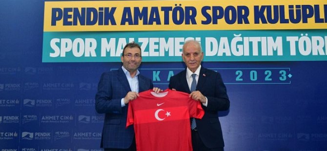 PENDİK BELEDİYESİNDEN AMATÖR SPOR KULÜPLERİNE DESTEK