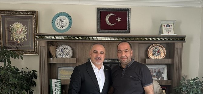 İYİ PARTİ PENDİK BELEDİYE BAŞKAN ADAYI SÜLEYMAN TURAN'DAN YÜKSEL CEBE'YE ZİYARET