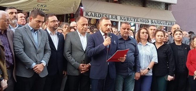 CHP KARTAL İLÇE BAŞKANLIĞI'NDAN PROVAKATİF SALDIRIYLA İLGİLİ SERT AÇIKLAMA