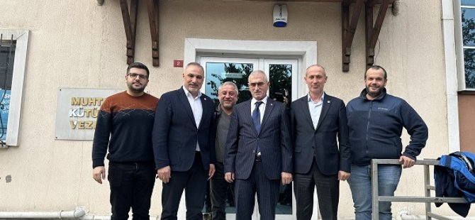 SÜLEYMAN TURAN'DAN GÜZELYALI MAHALLE MUHTARINA ZİYARET