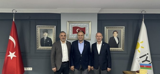 CHP PENDİK İLÇE BAŞKANI NİYAZİ GÜNERİ VE YÖNETİMİ'NDEN İYİ PARTİ PENDİK İLÇE BAŞKANI'NA ZİYARET