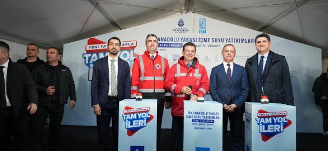 İBB'DEN KARTAL'A DEV YATIRIM;650 MİLYON LİRALIK İÇME SUYU PROJESİ