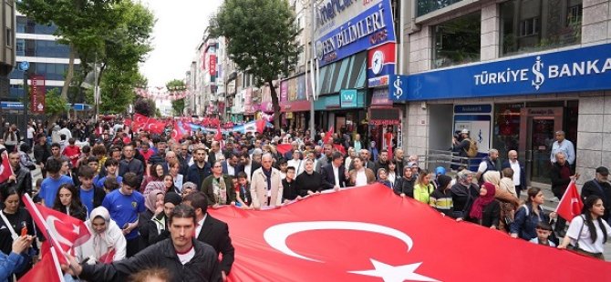 ÜMRANİYE'DE 19 MAYIS, 'GENÇLİK VE SPOR' YÜRÜYÜŞÜYLE KUTLANDI