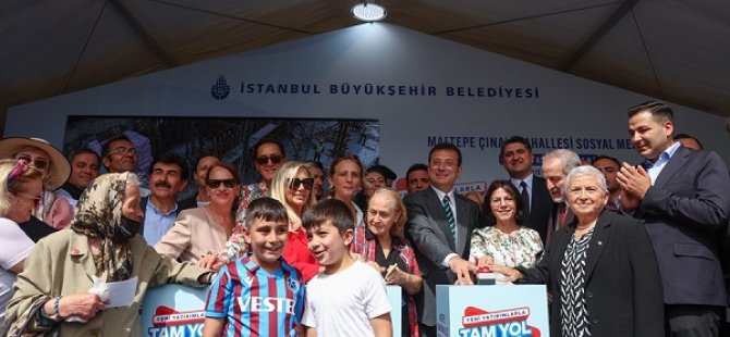 İBB BAŞKANI EKREM İMAMOĞLU'NDAN MALTEPE'DE DEV YATIRIM