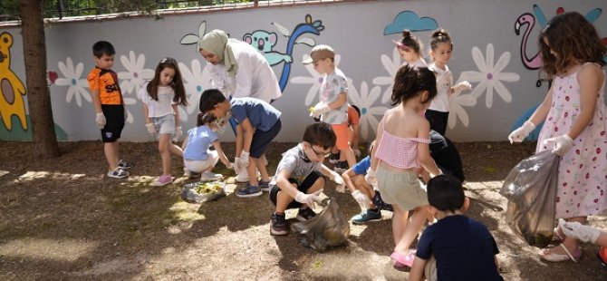 KREŞ ÖĞRENCİLERİNDEN 5 HAZİRAN DÜNYA ÇEVRE GÜNÜNDE ANLAMLI ETKİNLİK