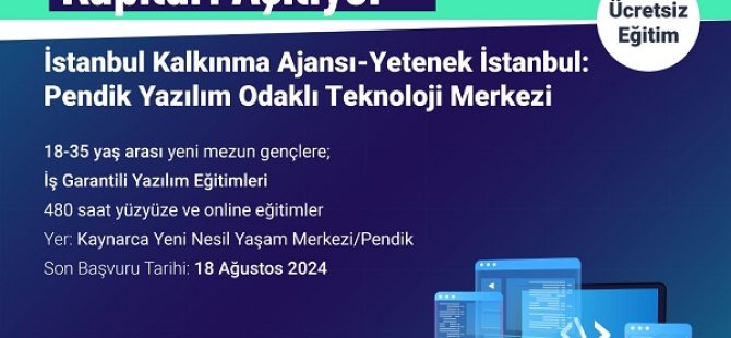 PENDİKLİ GENÇLER YAZILIM SEKTÖRÜNÜN KAPILARINI AÇIYOR