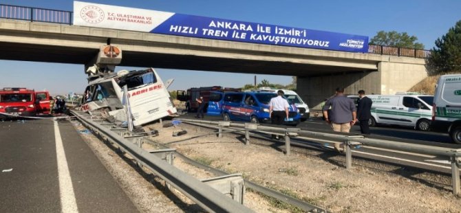 ANKARA'DA FECİ KAZA! 9 KİŞİ HAYATINI KAYBETTİ