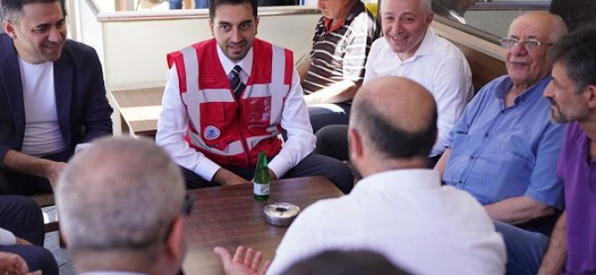 TUZLA BELEDİYE BAŞKANI EREN ALİ BİNGÖL GÜNE İÇMELER MAHALLESİ'NDE BAŞLADI