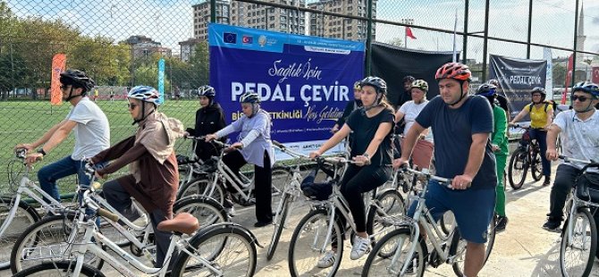 "AVRUPA HAREKETLİLİK HAFTASI" İÇİN PEDAL ÇEVİRDİLER