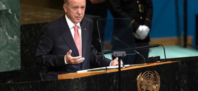 CUMHURBAŞKANI RECEP TAYYİP ERDOĞAN'DAN BM'DE FİLİSTİN ÇAĞRISI