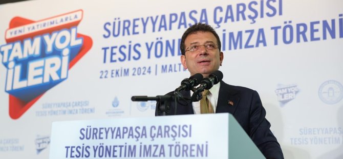 SÜREYYAPAŞA ÇARŞISI İÇİN İMZALAR ATILDI