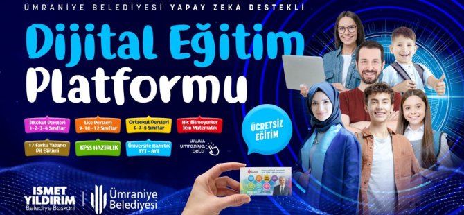 ÜMRANİYE BELEDİYESİ’NDEN EĞİTİME YAPAY ZEKÂ DESTEKLİ DİJİTAL PLATFORM KATKISI