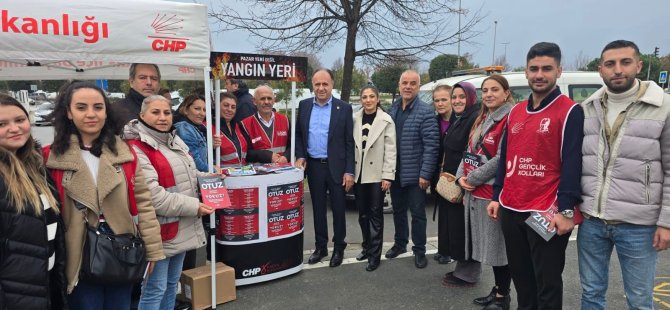 CHP PENDİK İLÇE BAŞKANI NİYAZİ GÜNERİ; ''ASGARİ ÜCRET TALEBİMİZ OTUZ,BUNUN ALTINDA YOKUZ!