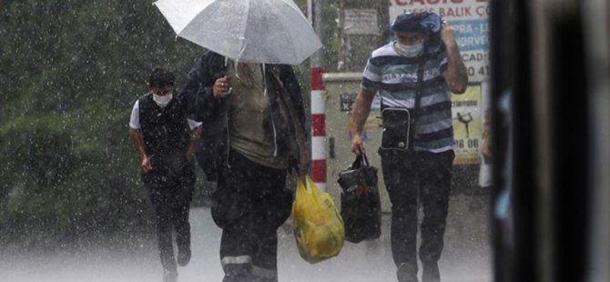 METEOROLOJİ GENEL MÜDÜRLÜĞÜ'NDEN 10 İLDE SARI KODLU UYARI