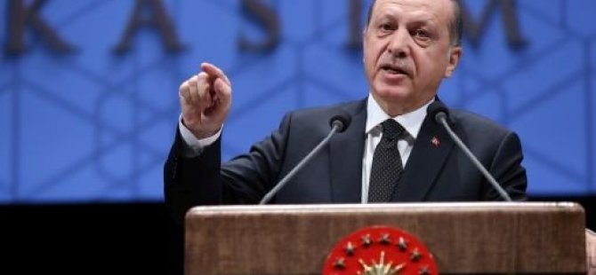 CUMHURBAŞKANI RECEP TAYYİP ERDOĞAN;''TÜRKİYE,TÜRKİYE'DEN BÜYÜKTÜR''