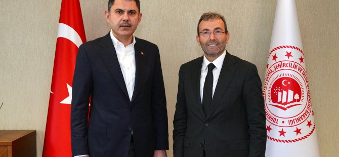 BAŞKAN AHMET CİN’DEN BAKAN MURAT KURUM’A ZİYARET