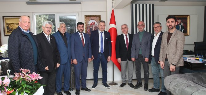 PENDİKLİ BASIN MENSUPLARINDAN  İLÇE EMNİYET MÜDÜRÜ OKTAY ÇELİK'E HAYIRLI OLSUN ZİYARETİ