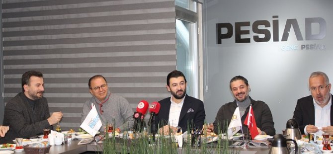 PESİAD BAŞKANI CÜNEYT BATTAL BASIN MENSUPLARIYLA BİR ARAYA GELDİ