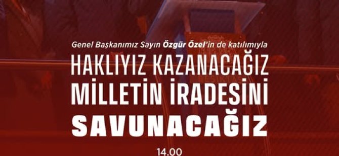 CHP PENDİK İLÇE BAŞKANI NİYAZİ GÜNERİ'DEN BEŞİKTAŞ BELEDİYE BAŞKANI'NA DESTEK ÇAĞRISI