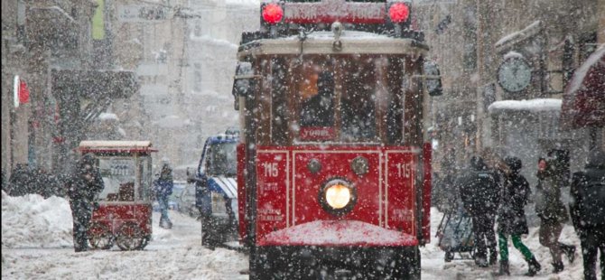 METEOROLOJİDEN PERŞEMBE GÜNÜ  İSTANBUL GENELİ  İÇİN KAR YAĞIŞI UYARISI