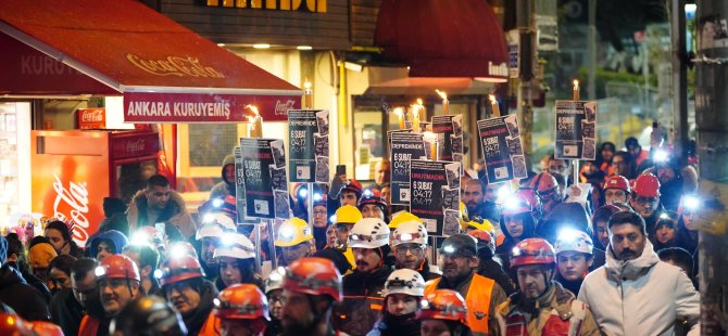 KARTAL'DA 6 ŞUBAT DEPREMİNDE HAYATINI KAYBEDENLER UNUTULMADI