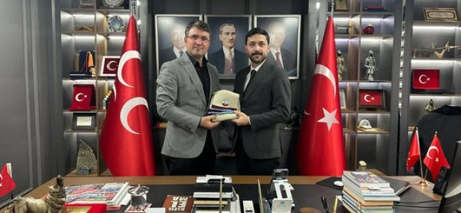 PENDİK TRABZONLULAR DERNEĞİ BAŞKANI KEMAL AYGÜN VE YÖNETİMİ'NDEN KERİM KAYA'YA ZİYARET