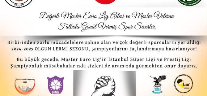 MASTER EUROLİG'DE OLGUN LERMİ SEZONU FİNALİ HEYECANI!