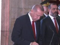 CUMHURBAŞKANI ERDOĞAN ANITKABİR'DE