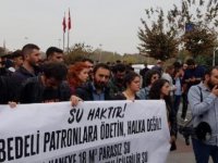 HALKEVLERİ İBB'NİN SU ZAMMINI PROTESTO ETTİ