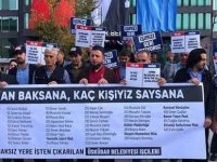 ÜSKÜDAR BELEDİYESİ ÖNÜNDE PROTESTO EYLEMİ