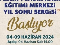 PENDİK HALK EĞİTİM MERKEZİ'NİN YIL SONU SERGİSİ YARIN KAPILARINI AÇIYOR