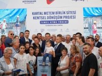 İBB BAŞKANI EKREM İMAMOĞLU KARTAL'DA 1100 KİŞİLİK METEM SİTESİ'NİN TEMEL ATMA TÖRENİNE KATILDI