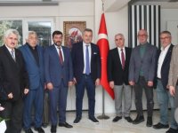 PENDİKLİ BASIN MENSUPLARINDAN  İLÇE EMNİYET MÜDÜRÜ OKTAY ÇELİK'E HAYIRLI OLSUN ZİYARETİ